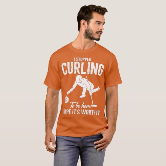 Curling T-Shirt (Vorne ganz)