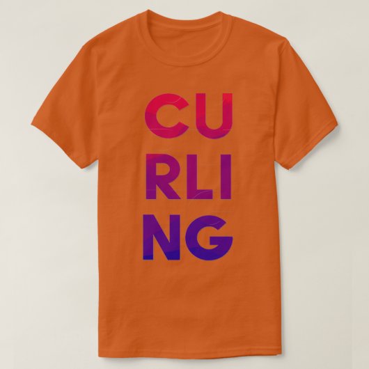 Curling T-Shirt (Design vorne)