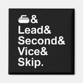 Curling Team Magnet (Vorne)