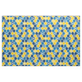 Curling Tile Fabric - Blau/Gelb Stoff (Fat Quarter (45,7 x 55,9 cm))