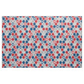 Curling TIle Fabric - Rot/Blau/Grau Stoff (Fat Quarter (45,7 x 55,9 cm))