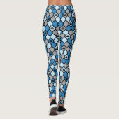 Curling Tile Leggings - blau/grau (Rückseite)