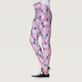 Curling Tile Leggings - Rosa/Lila (Links)