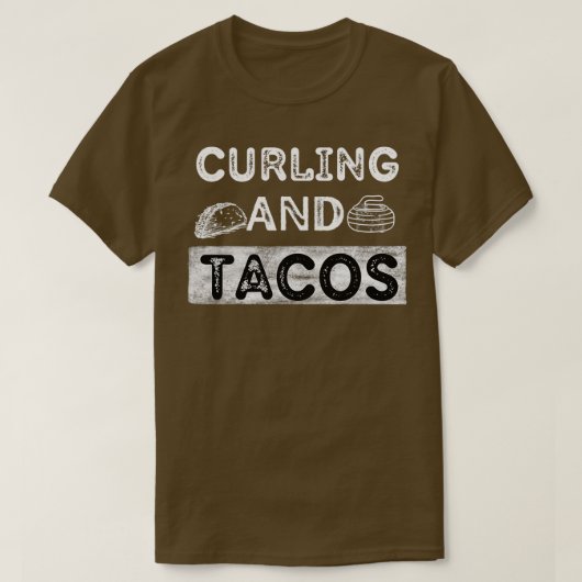Curling und Tacos 5 T-Shirt (Design vorne)