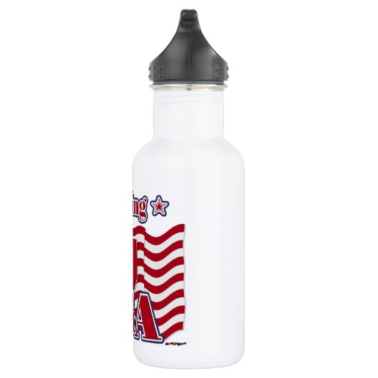 Curling USA Trinkflasche (Rechts)