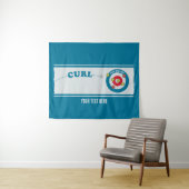 Curling Wandteppich (Beispiel (Horizontal))