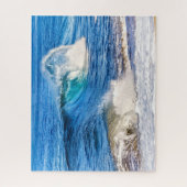 Curling Waves in Baja, Mexiko Puzzle (Vertikal)