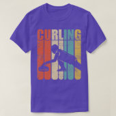 Curling-Wettbewerb T-Shirt (Design vorne)