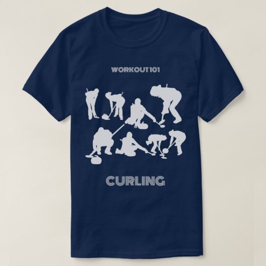Curling Workout T-Shirt (Design vorne)