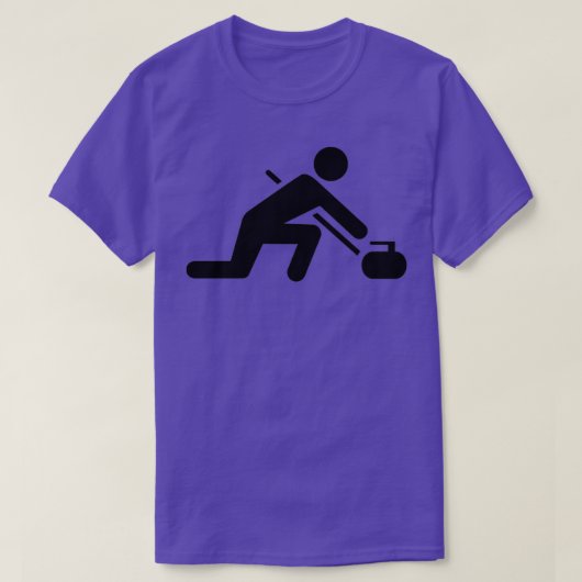 Curling-Zeichen T-Shirt (Design vorne)