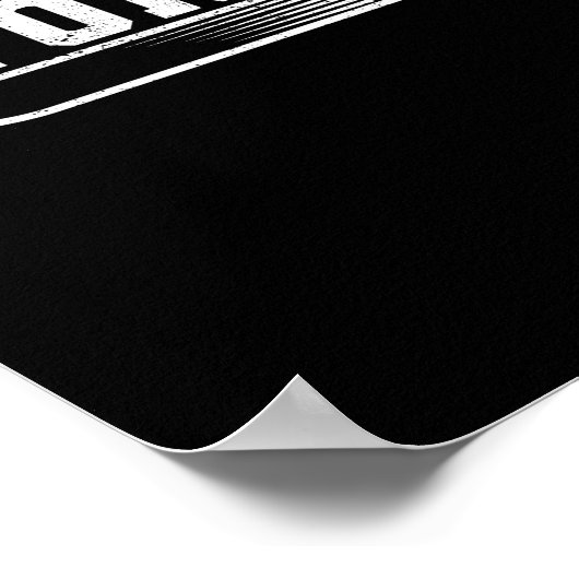 Curlingspieler Fan stoner Wintersportler Poster (Ecke)