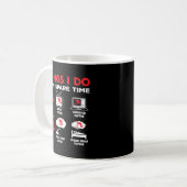 Curlingsport In meiner Freizeit lustiges Thema Kaffeetasse (Vorderseite Links)