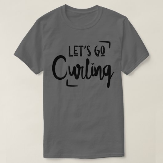 Curlingsportler 2 T-Shirt (Design vorne)