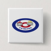 Curlingstein Button (Vorderseite)