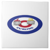 Curlingstein Fliese (Vorderseite)