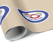 Curlingstein Geschenkpapier (Rolleneckpunkt)