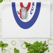 Curlingstein Geschirrtuch (Gefaltet)