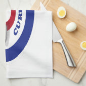 Curlingstein Geschirrtuch (Viertel Falte)