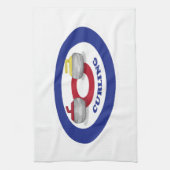 Curlingstein Geschirrtuch (Vertikal)
