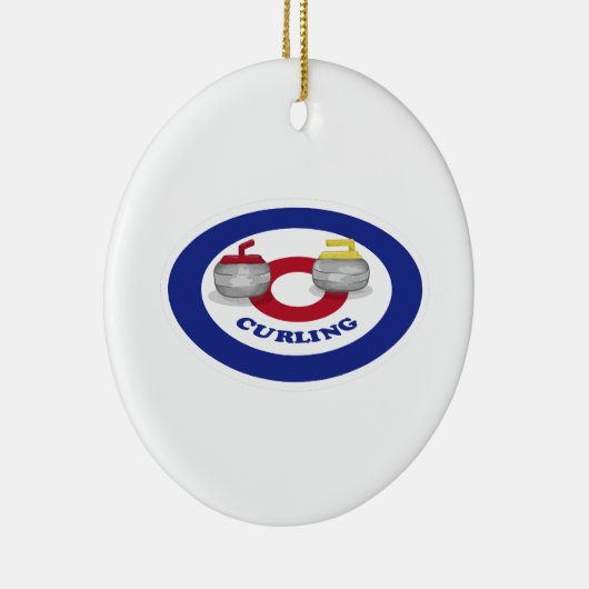 Curlingstein Keramik Ornament (Rechts)