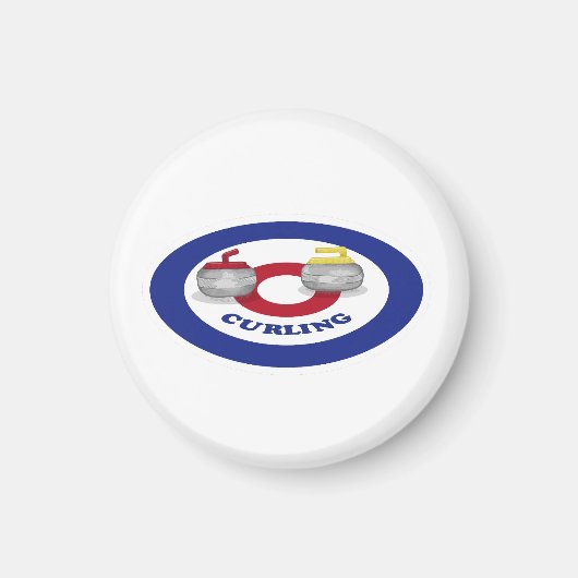 Curlingstein Magnet (Vorne)