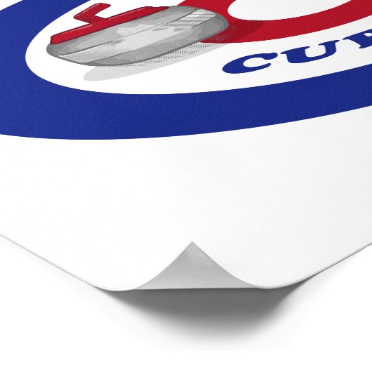 Curlingstein Poster (Ecke)