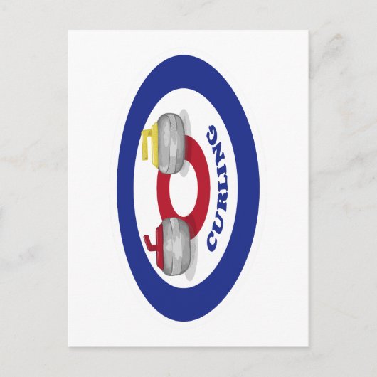 Curlingstein Postkarte (Vorderseite)