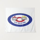 Curlingstein Wandteppich (Vorderseite (Horizontal))