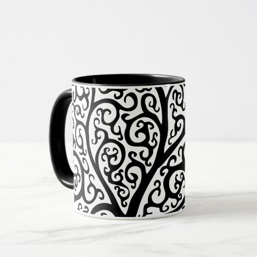CurliQ Laub-Tasse Tasse (Vorderseite Links)