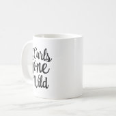 Curls Gone Wild Curly Hair Don't Care  Kaffeetasse (Vorderseite Links)