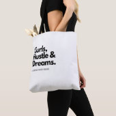 Curls Hustle Träume! Niedliches Curry-Haar-Angebot Tasche (Von Nahem)