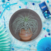 Curly Air Pflanze Pappteller (Party)