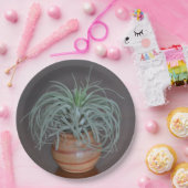 Curly Air Pflanze Pappteller (Party)