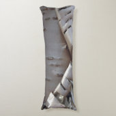 Curly Birch Bark Tree Rustic Body Pillow Seitenschläferkissen (Vorderseite Vertikal)