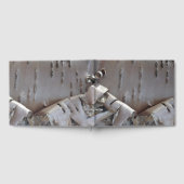 Curly Birch Bark Tree Rustic Guest Book Gästebuch (Voll)