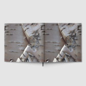 Curly Birch Bark Tree Rustic Guest Book Gästebuch (Voll)
