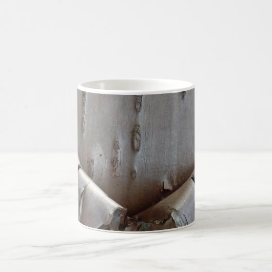 Curly Birch Bark Tree Rustic Kaffeetasse (Mittel)