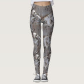 Curly Birch Bark Tree Rustic Leggings (Vorderseite)