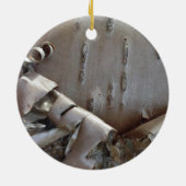 Curly Birch Bark Tree Rustic Ornament (Hinten)