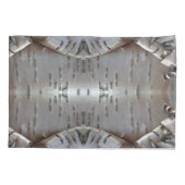 Curly Birch Bark Tree Rustic Pillowcase Kissenbezug (Rückseite)