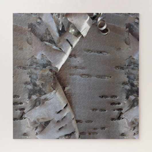 Curly Birch Bark Tree Rustic Puzzle (Horizontal)