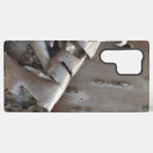 Curly Birch Bark Tree Rustic Samsung Galaxy Hülle (Rückseite (Horizontal))
