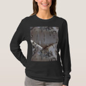 Curly Birch Bark Tree Rustic T-Shirt (Vorderseite)