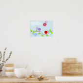 Curly Birdies 1 Poster (Küche)