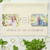 Curly Brackets 2 Foto Geschirrtuch (Gefaltet)