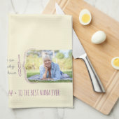 Curly Brackets 2 Foto Geschirrtuch (Viertel Falte)