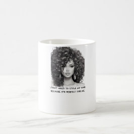 Curly Brünett Beauty Kaffeetasse