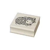Curly Coat Little Sheep Ram Gummistempel (Stempel)