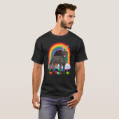 Curly Coated Retriever Easter Eggs Bunny Dog T-Shirt (Vorne ganz)