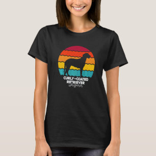 Curly-Coated Retriever Flüsterer Retro Vintage Pre T-Shirt